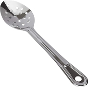 Stainless Perforated Cooking or Serving Spoon 13 Inch